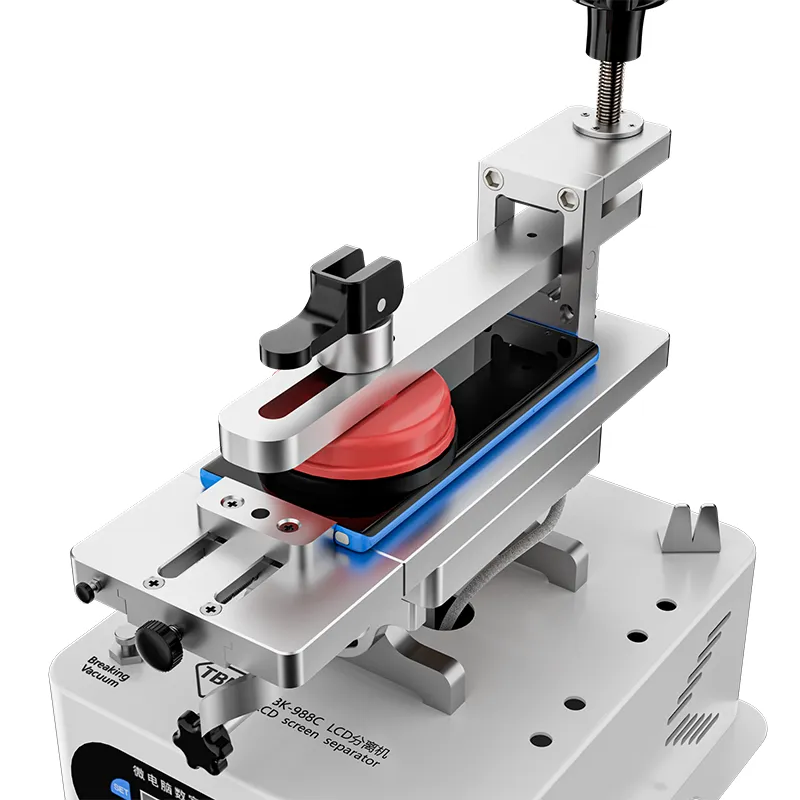 TBK 988C Nouveau Rotary Verre Rotary à 360 degrés Touch Touch Max Séparent de 7 pouces Débarbarteur du cadre moyen