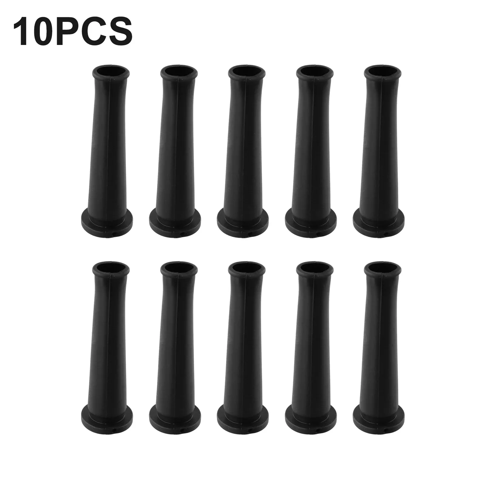 5 / 10pcs 9 mm Black Rubber Wire Protector Cable Couper Couvercle de démarrage pour les outils de protection de la cordon d'alimentation de broyeur d'angle