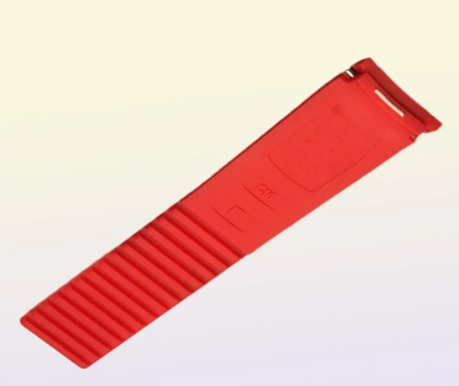 21mm Black Red Green silicone Rubber Watchband For strap for Aquanaut series 5164a 5167a Watch band Spring bar6745889