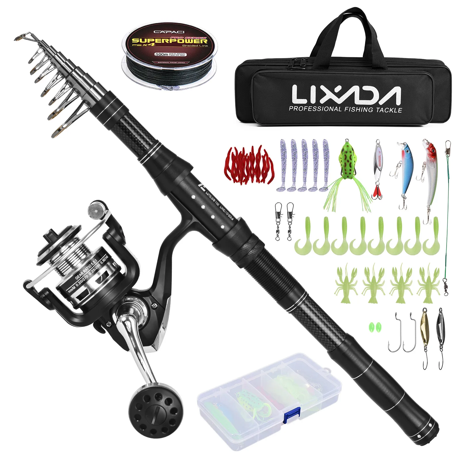 Amazon Ultralight Fishing Rod Combo Fishing Rod And Spinning Reel