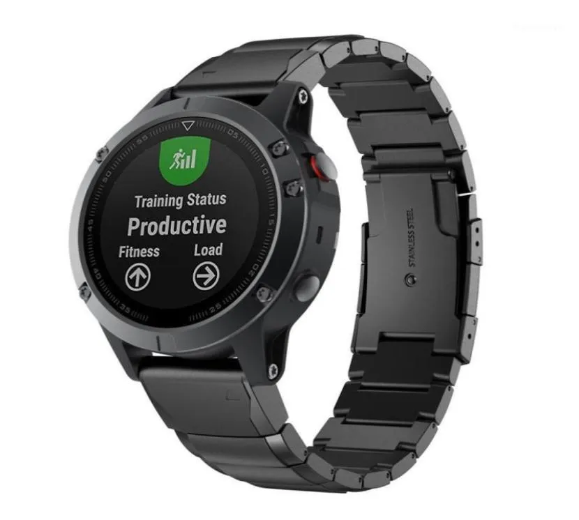 Susenstone 2018 Watchband Stainless Steel för Garmin 5 Watch Brand Armband för Watch Strap Correa Reloj High Quality16720996