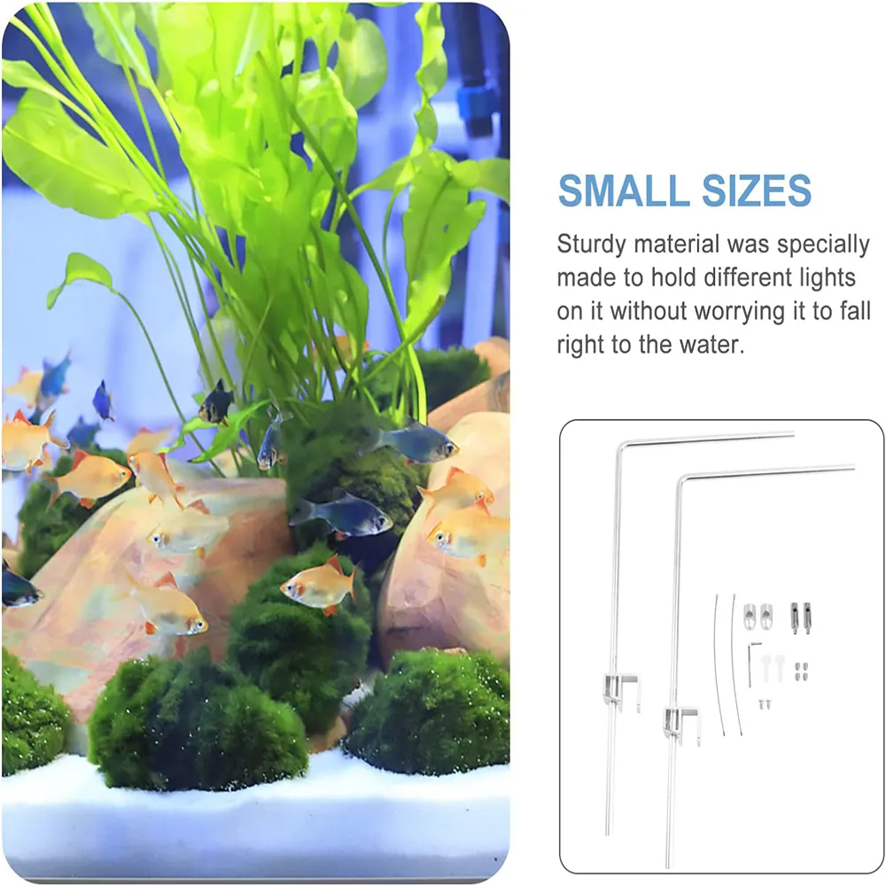 Regulowany montaż montażowy Wspornik Aquarium Light Stand Universal Agar Light Uchwyt Lampa Stojak Wiszący Zestaw Akwarium Akwarium akcesoria