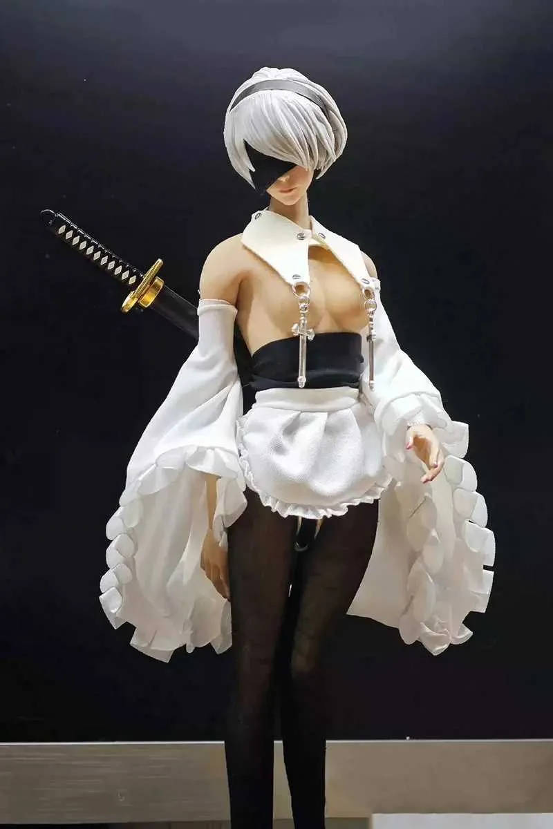 ブラックホワイト1/6スケールnierオートマヨーハ2b姉妹セクシー