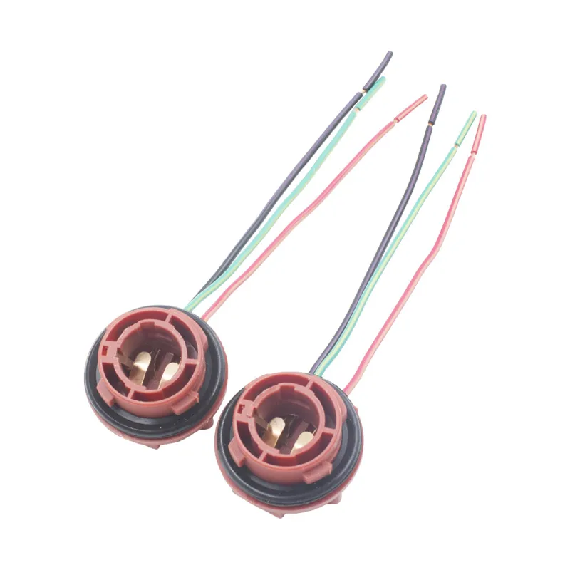 OTOTEC 4pcs 1156 BA15S Socket Adapter Replacement Lamp Holder Adapter 1156 Flasher Wiring Cable Socket Connector for P 21W / R10W / R5W Wire