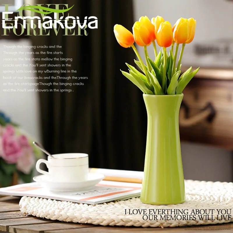 Ermakova Modern Multistyle Ceramic Vase Restaurant Bar Cafe Porselein Bud Flower Vase Ornament Home Restaurant Bruiloft Decor