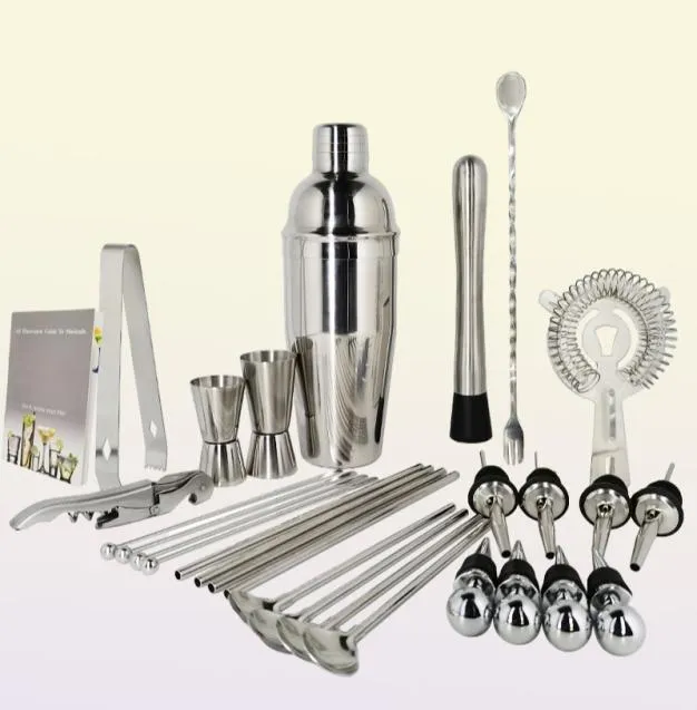 Bar Tools Bartender Kit 130piece Cocktail Shaker Set with Stainless Steel Rotating Stand Bar Tool for Gift Experience for Drink Mi7067688