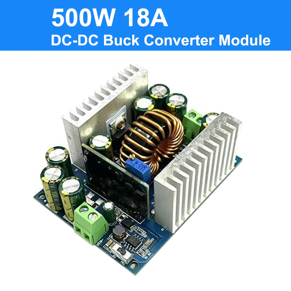 500W DC-DC Steg-down konstant spänningskonstantström Justerbar effektmodul DC12-95V till 1,5-90V hög effekt 18A Buck Converter