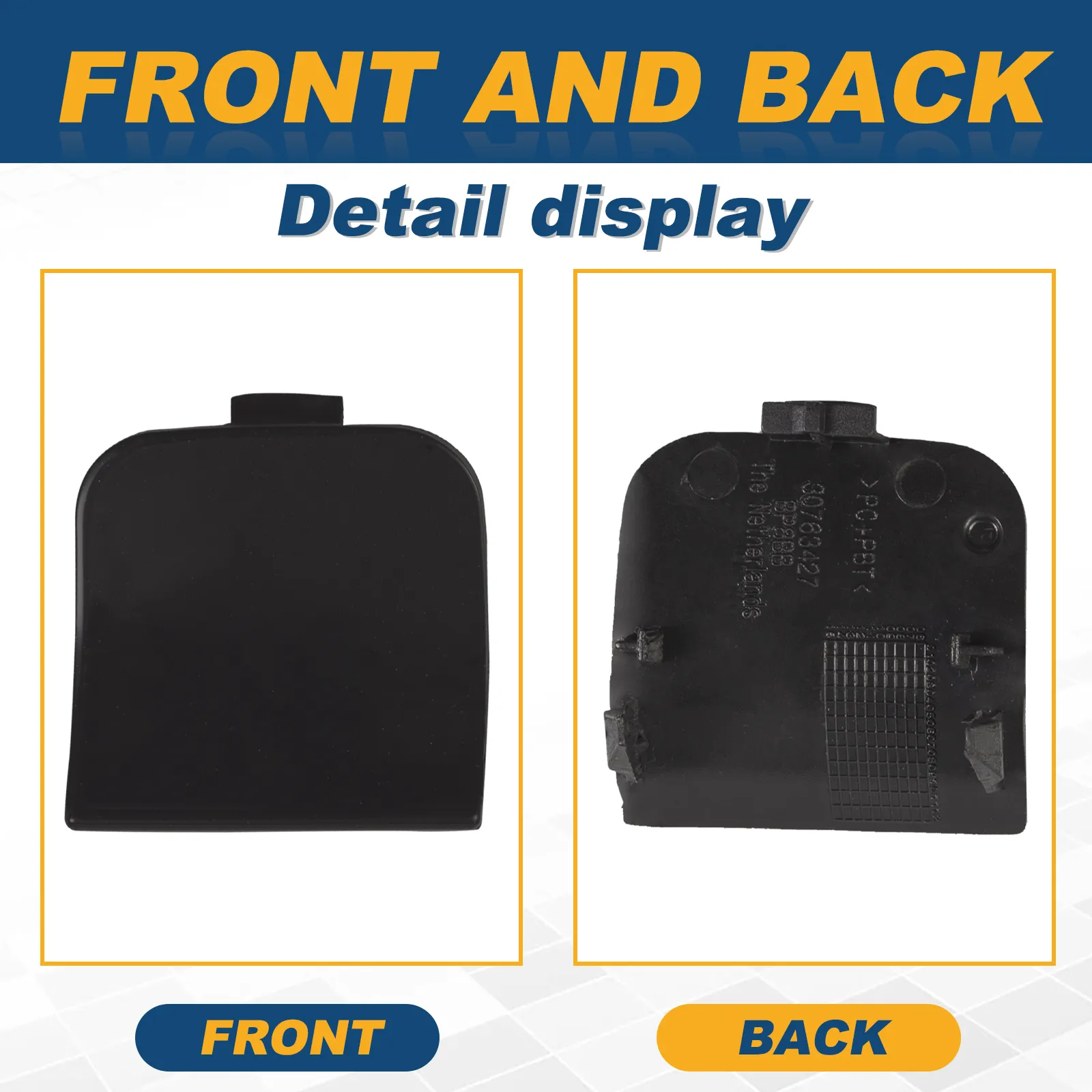 Rear Bumper Tow Hook Cap Cover for Volvo XC60 2014-2017 Right Passenger ...
