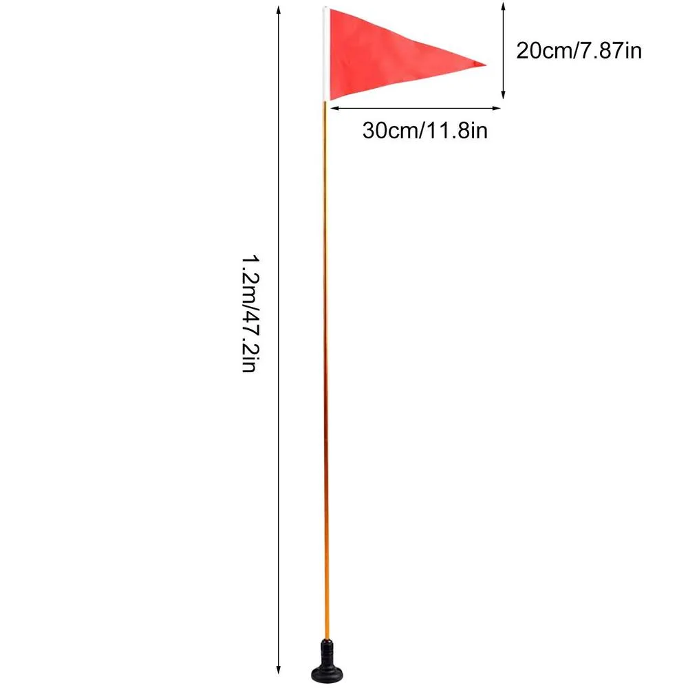 Drapeau De Sécurité Pour Kayak – Mât Aluminium Et Nylon – Kit De Base