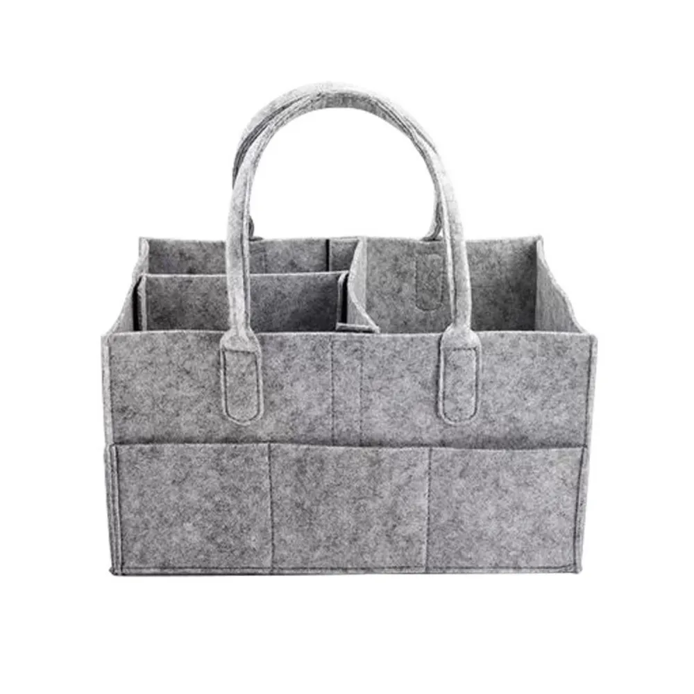 Bolsa de suporte portátil do organizador de fraldas de fraldas para trocar de mesa e carro, berçário de armazenamento de berçário 38*23*18cm