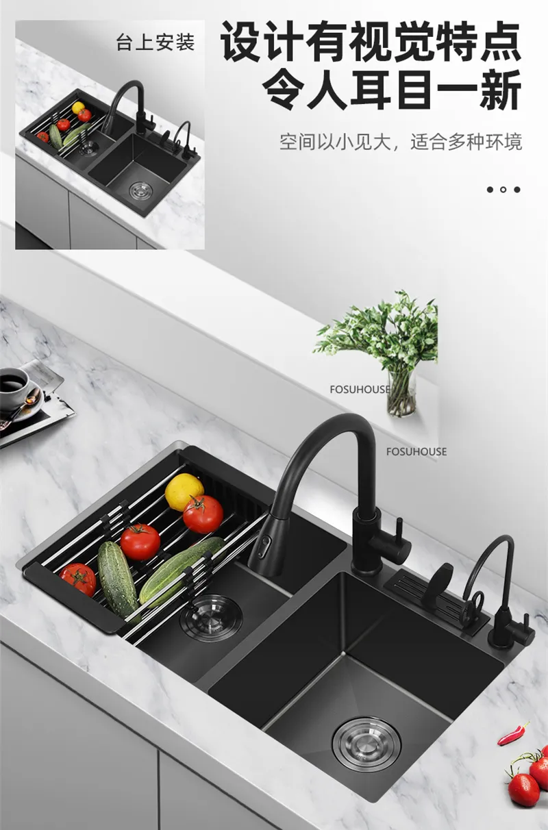 充実の品 Stainless Black DHgate.com:Brushed Steel Sink Kitchen ライト・ランタン