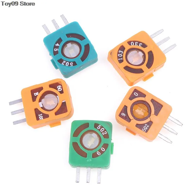 5pcs جهاز التحكم عن بعد البلاستيك جهاز التحكم Rocker RC Airplane Potentiometer Switch B502 45/60/90 درجة B103 60/330 درجة