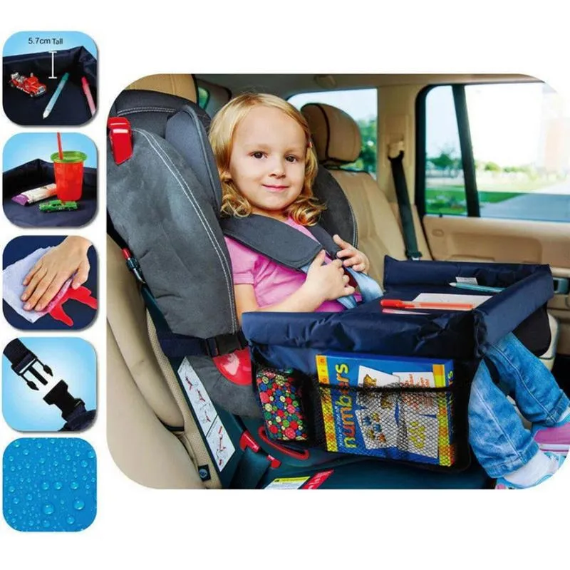 Chiffre d'auto d'auto Trac de sécurité SETT PLAY TABLE Organisateur de rangement collations de rangement des jouets Toys Holder Baby Children Baby Children