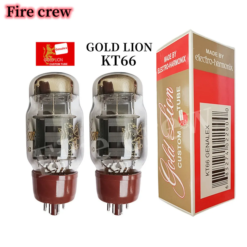 Fire Crew Gold Lion KT66 Vacuümbuis Hifi Audioklep Vervang EL34 5881 6L6 Elektronische buisversterker Kit DIY Echte Match Quad