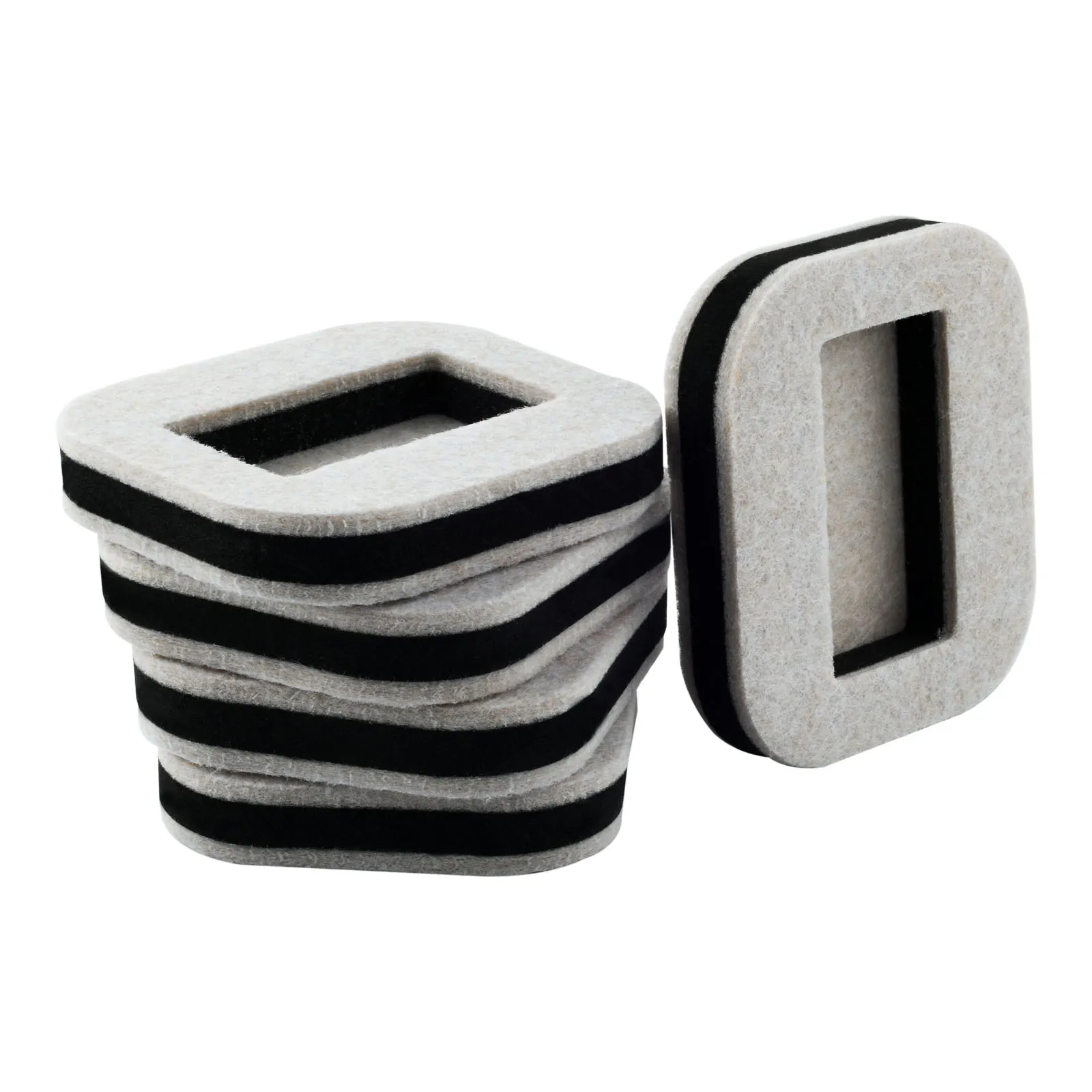 5 Pcs Bottom Furniture Caster Cups Felt Pads Hardwood Floor Protectors Bed Wheels Stopper Anti Vibration/Noisy Pad Anti-slip Mat