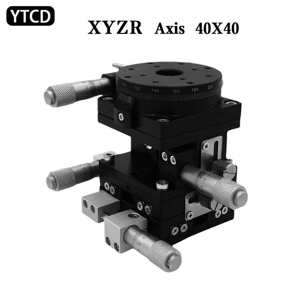 Oś XYZR 40*40 mm LTP40-lm 4 Oś paska V Platforma Manualna platforma liniowa regulacja łożyska przesuwna Tabela 9.8N