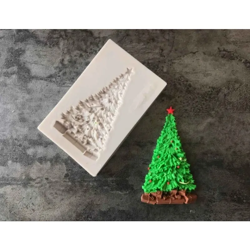 Large Christmas Tree Shape Silicone Mold for DIY Epoxy Resin Christmas Series Cake Baking Decoration