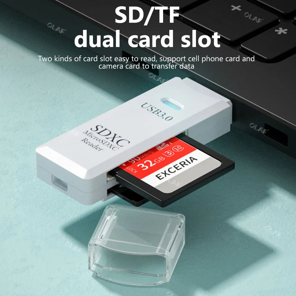Lettore Schede 6 In 1 USB Type-C E Type-A - Supporta SD, Micro SD, MMC, Compatibile Smartphone Android E PC