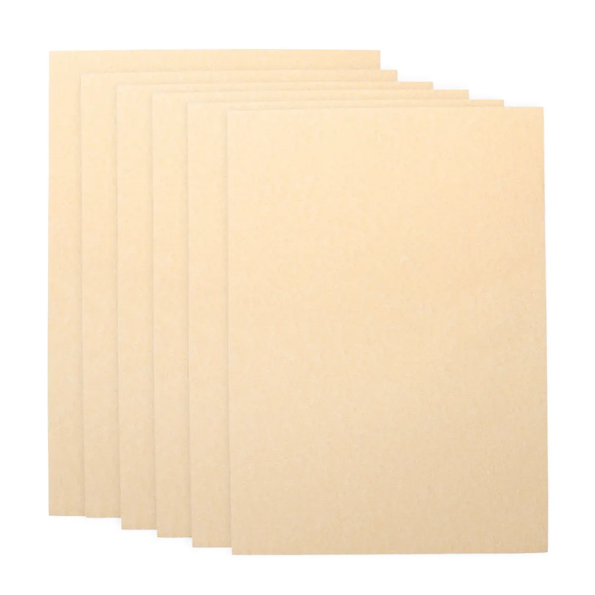 Envelopes 50pcs A4 Folhas de papel Retro Retro Paper para Certificado e Diploma 90G (marrom claro)