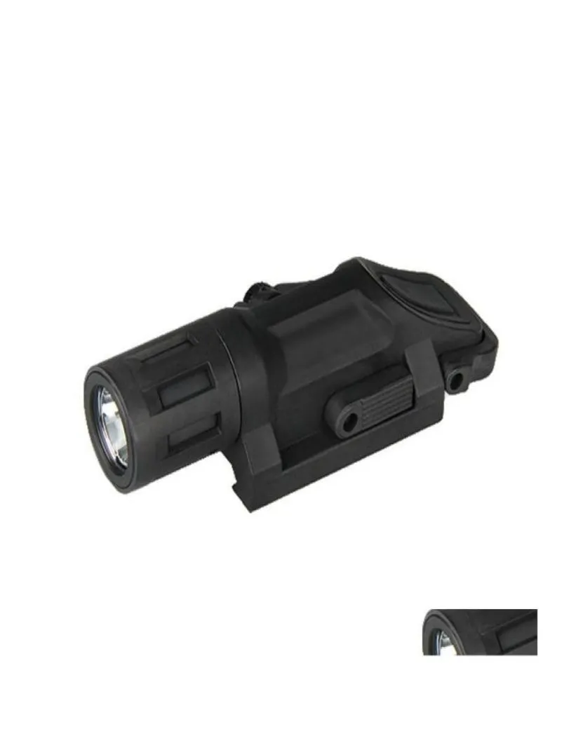 Escopos de caça Trij LED de LED branco ao ar livre Motifunction Light para atirar acessório de paintball BK de Cl150072 Drop Delivery Spor3573273