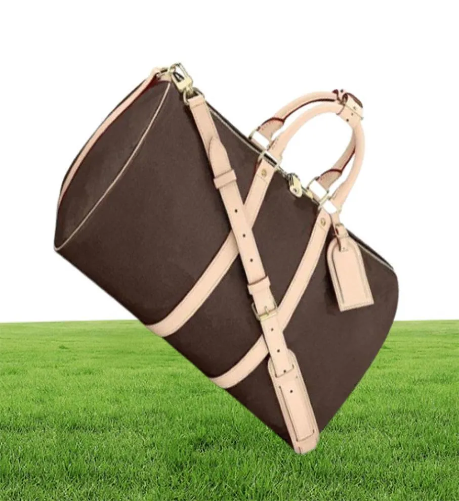 55 cm oryginalna skóra 50 cm torba podróżna atrakcyjna torba na ramię wraz z ciałem men039s Duffel Pakiety zewnętrzne torby STU3211992