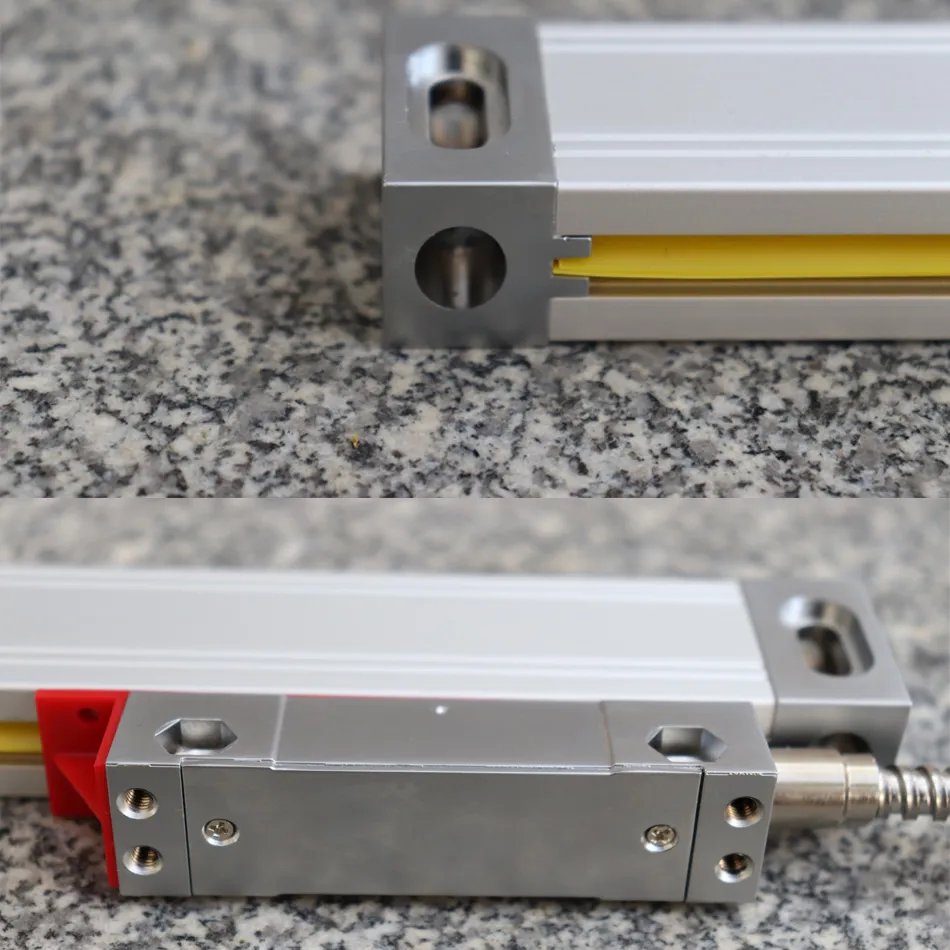 2 Asse Nuovo display Dro YH200 Lettura digitale Rigno ottico lineare 5U 5V TTL per macinazione del tornio Macchine noiose CNC