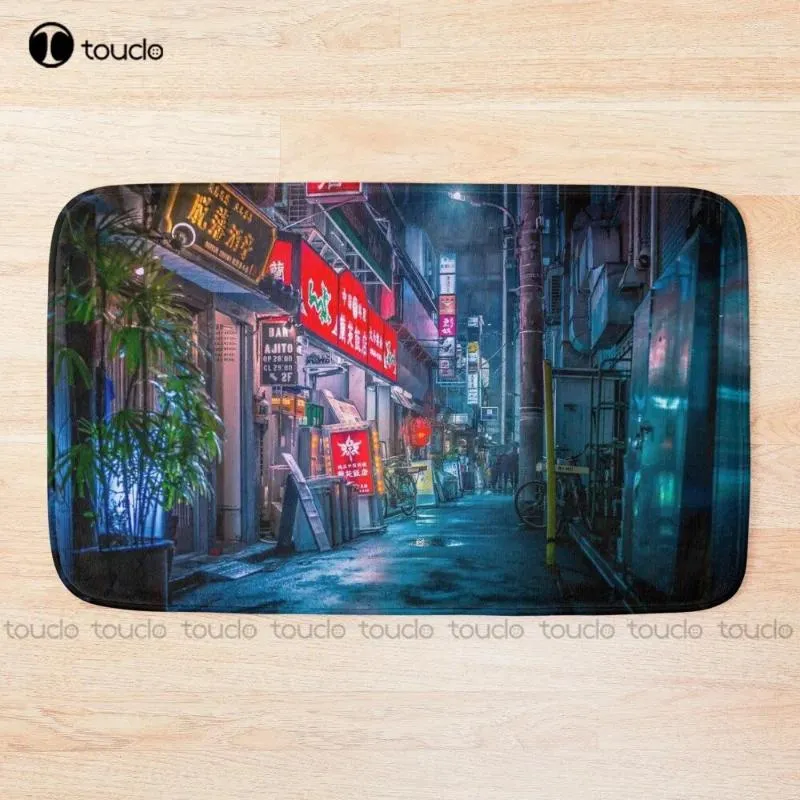 Bath Mats forte pluie sur les films Neo Tokyo Mat