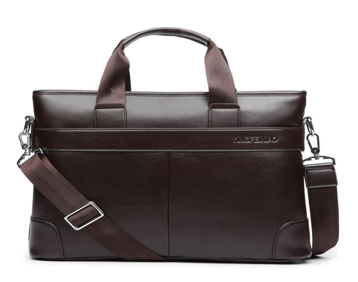 Fashion Handbag Men Briefcase Men039s Business Bag PU Leather Laptop Bag Designer Male Shouler Messager Bags Men Tote Bags8110850