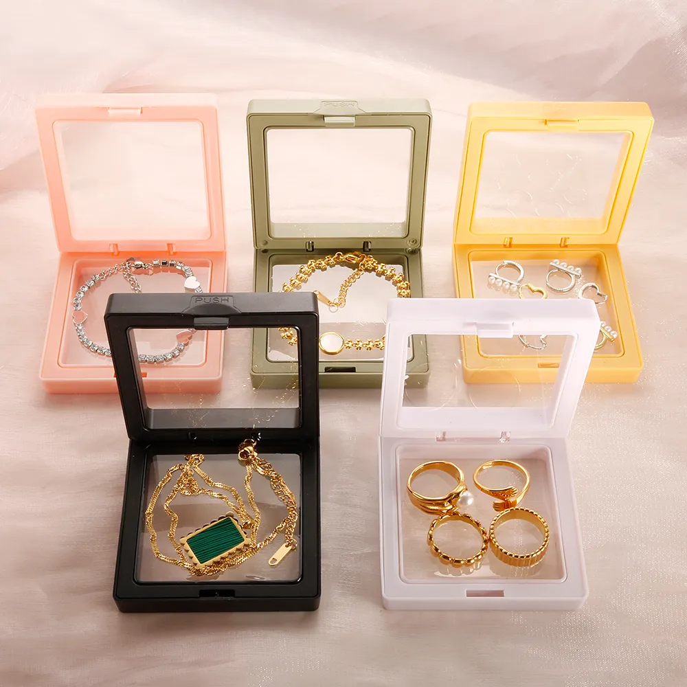 Jinhui smycken Förpackningsboxväska flanellväska för ring armband armband halsband örhängen set utsökt förpackningsgåva