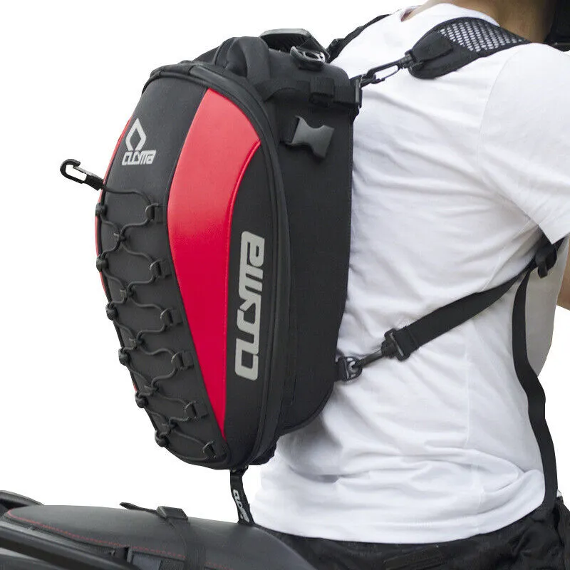 ROCKBROS 35L Hard Shell Motorcycle Tail Bag Waterproof Expandable Durable