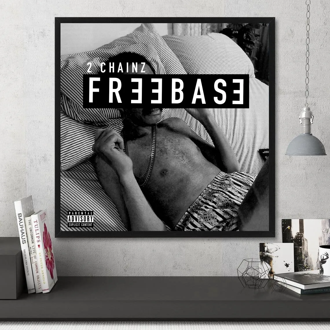 2 Chainz Freebase Music Album Couverture Affiche HD Toile imprimable Art Print Decor Home Decor Wall Painting (pas de cadre)