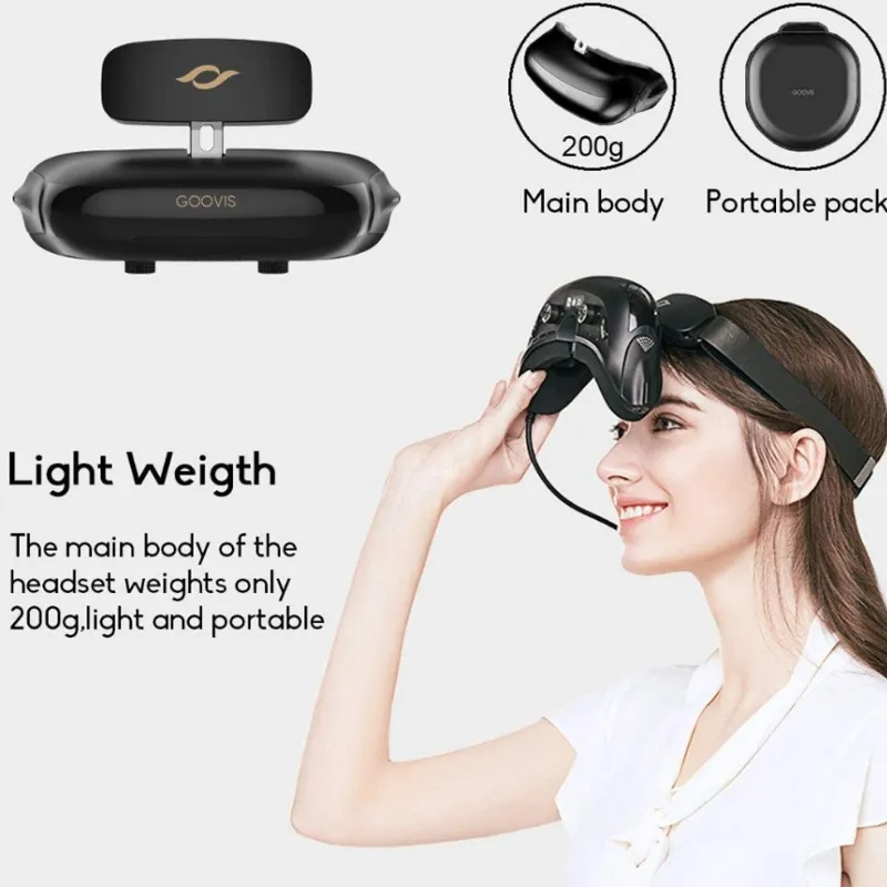 Goovis Pro G2 a vr headset - 3D Metaverse Glasses with 4K Smart  