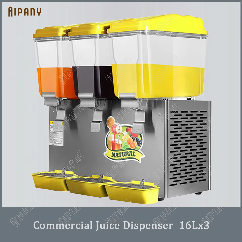 BS16L-1M-C Commercieel elektrisch gekoeld sap Ice Tea Hot gemengd drankje drank Dispenser machine 1 tank 2 tanks 3 tanks