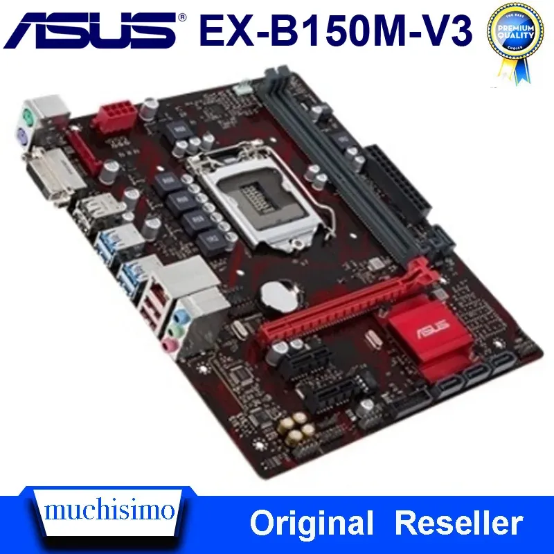 Материнские платы ASUS EXB150MV3 Материнская плата на рабочем столе DDR4 LGA 1151 Intel B150 DDR4 32GB PCIE 3.0 USB3.0 MICRO ATX I7 I5 CPU 1151 MAN