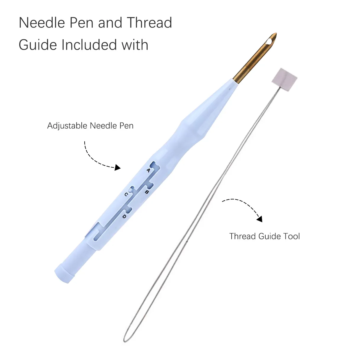 RUOPOTY DIY Punch Needle Embroidery Starter Kit for Beginner Kids with ...