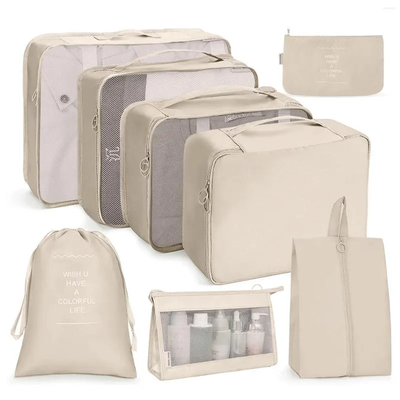 Bolsas de armazenamento Travel Cubes Bagage Organizadores