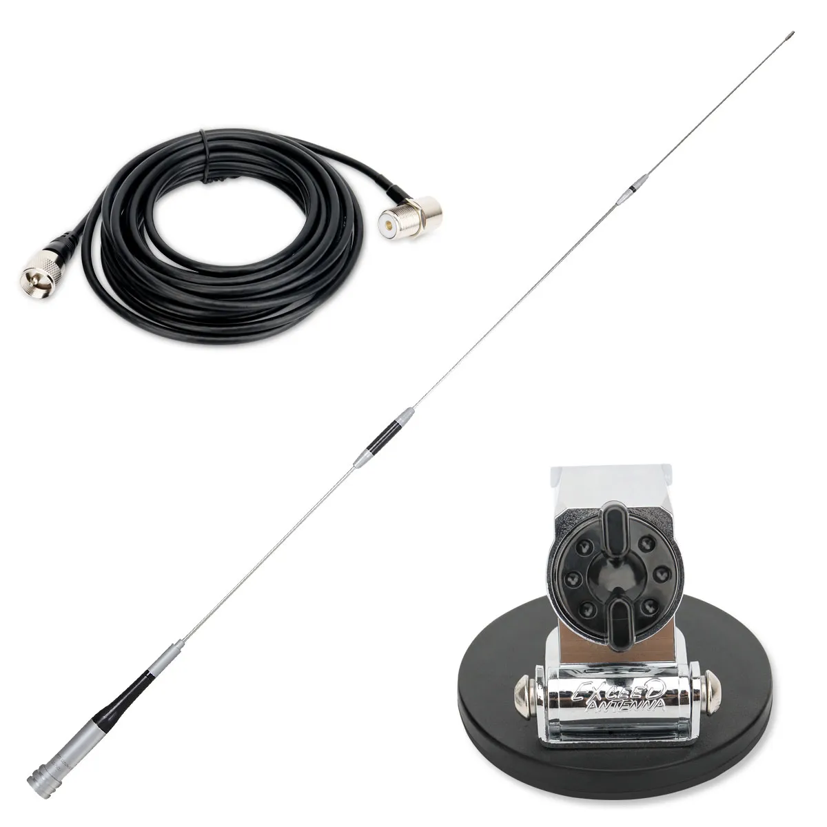 Lot De 3 Antennes Stubby NAF5042 800MHz - Pour Motorola XTS1500 XTS2500, Radios Professionnelles