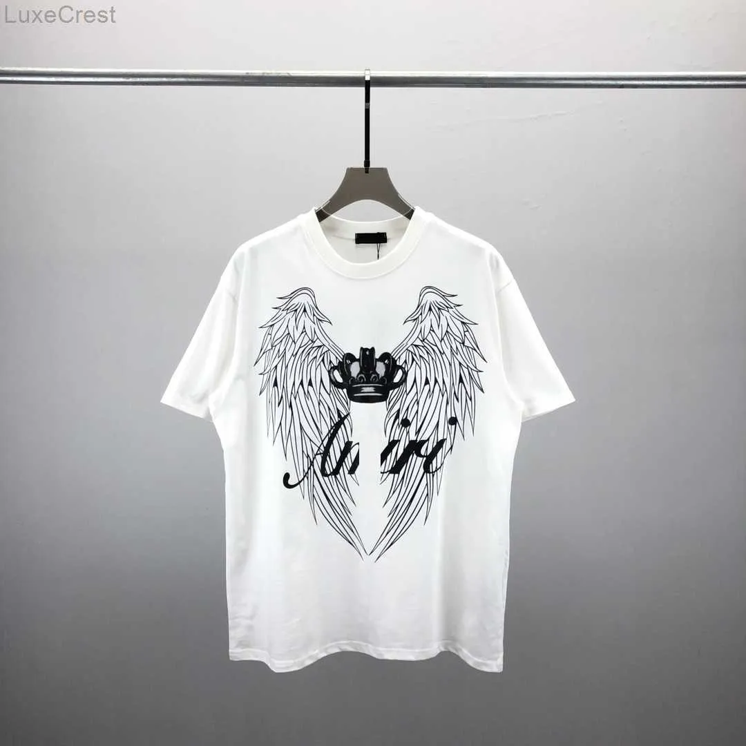 Amirir Shirt Designer T Mens Broidered Imprimé Graphic Tees Polar Style Summer With Street Pure Cotton Wash Haikyuu Social Harajuku 7026