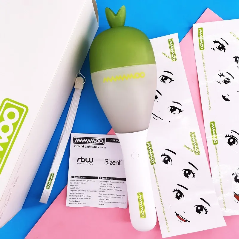 MAMAMOO Concert Variable Color Radish Hand Lamp Lightstick with