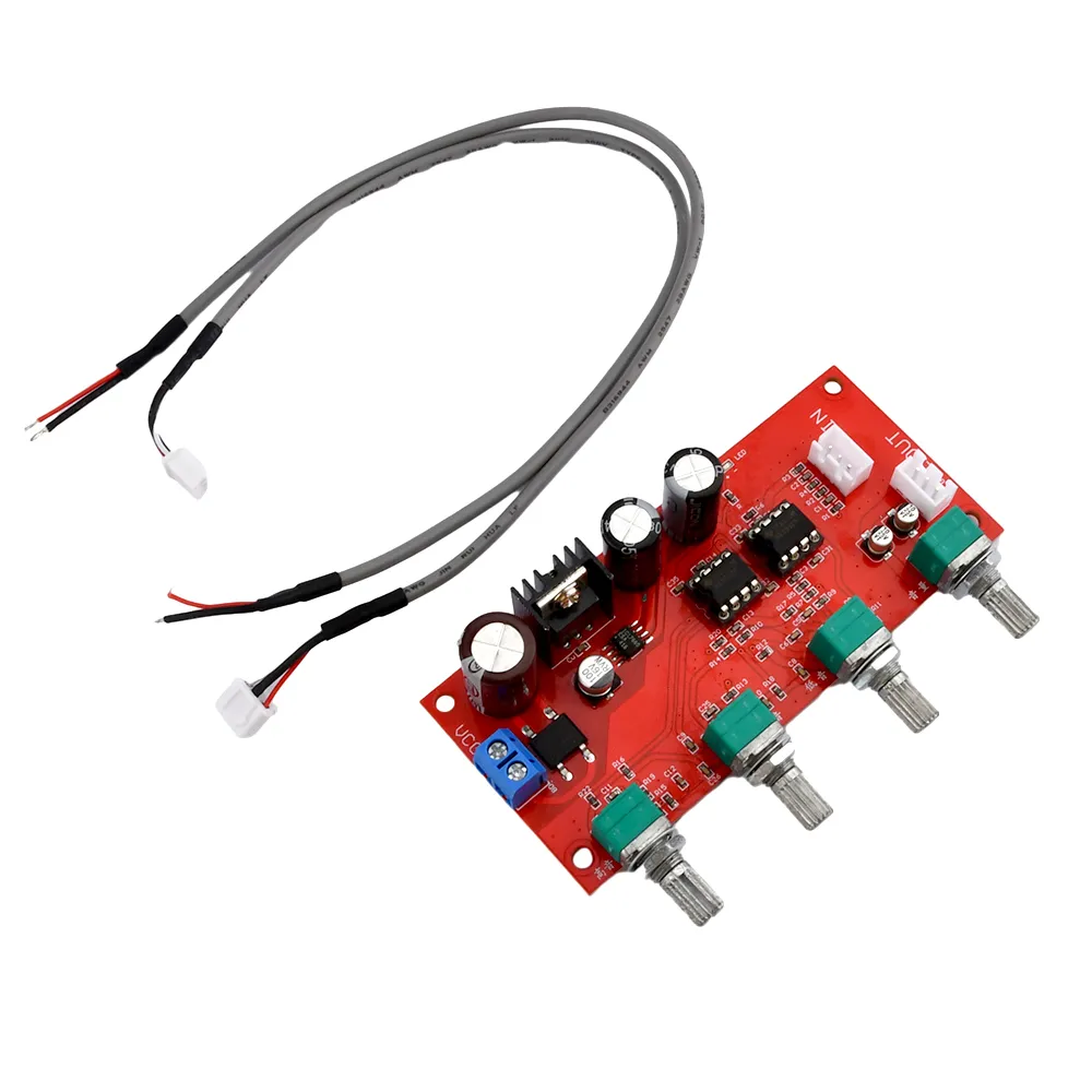 NE5532 Preamp HiFi Stereo Audio Tone Volume Control Preamplifier Preamp ...