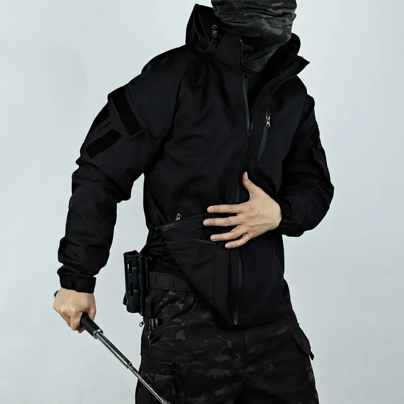 Men u military hooded blouson hotsell