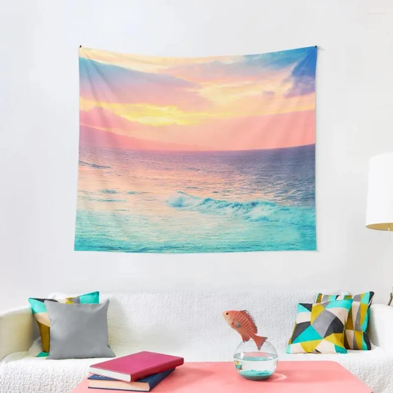 Tapices Hookipa Surf Sunset Tapestry Hippie Room Decoración