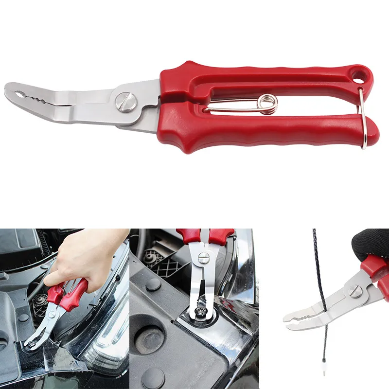 Pince à Clips Auto Multifonction - Pour Démonter Clips, Attaches Plastique, Rivets Sans Abîmer Les Panneaux