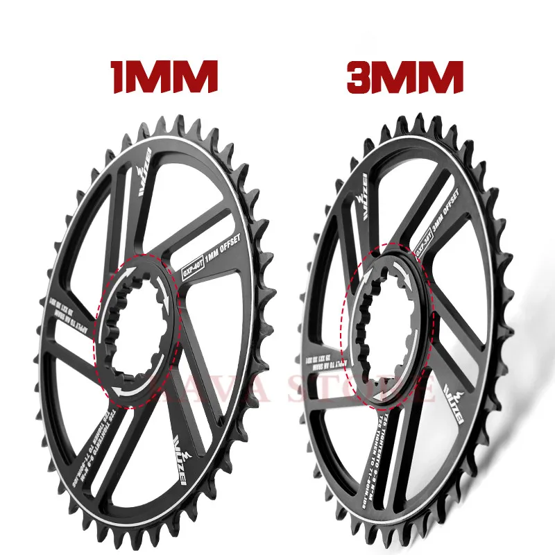 Mountain Bike Feinring GXP Montaggio diretto 1mm/3mm/6mm Offset 30T 32T 34T 36T 38T 40T 42T Crown MTB Sprockets per SRAM X9 XX1 X0