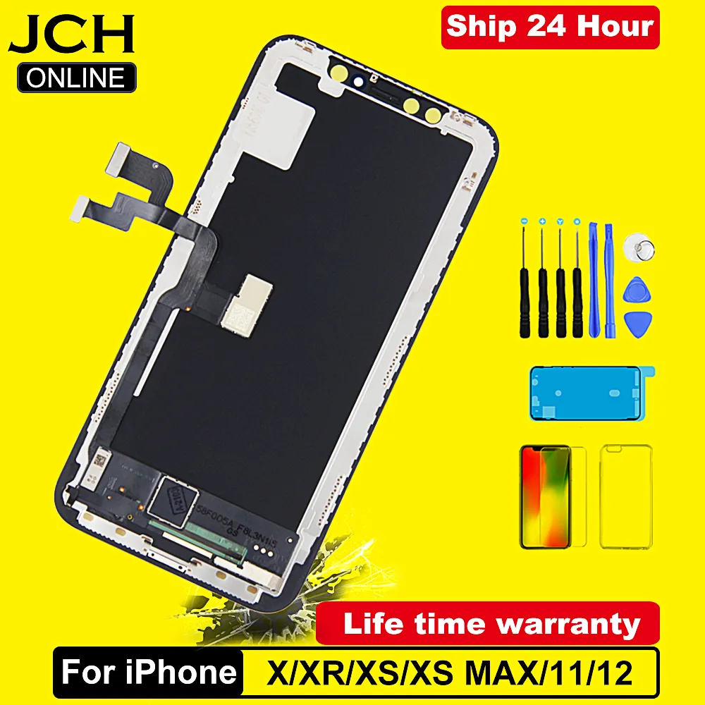 OLED LCD Screen Replacement for iPhone X XR XS XS Max 11 12 Pro 13 5.8 ...