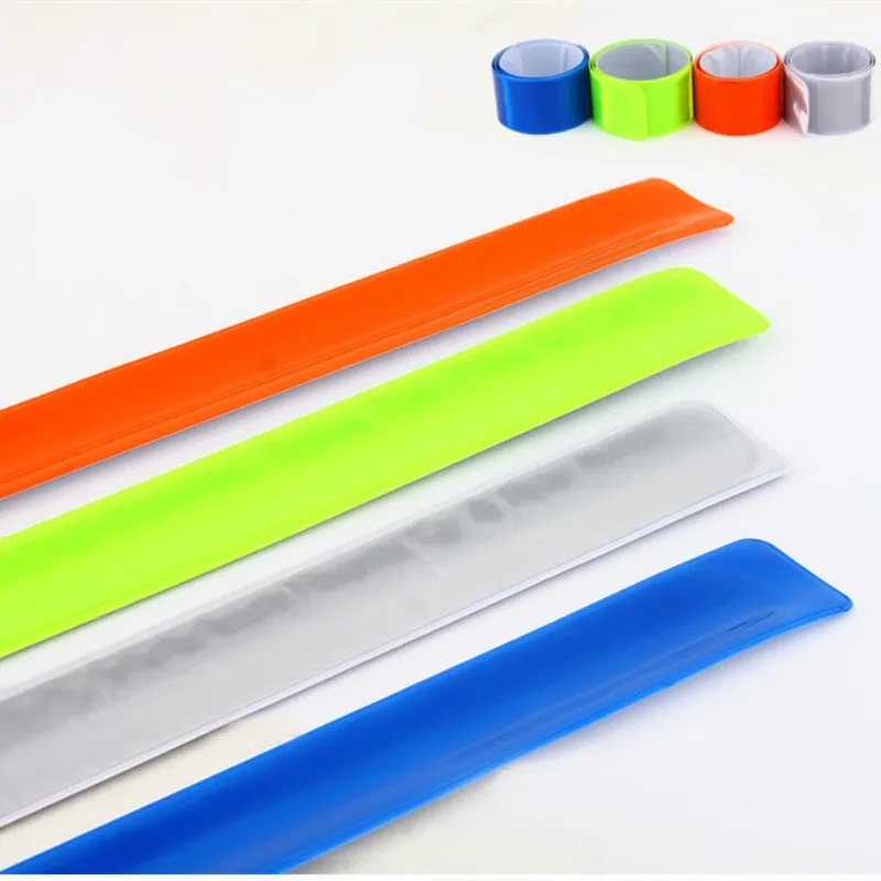 1 Roll 40cm Running Cycling Reflective Tape Strap Night Safety Warning Tape Stickers for Bicycle Adhesive Tape Safety Stickers