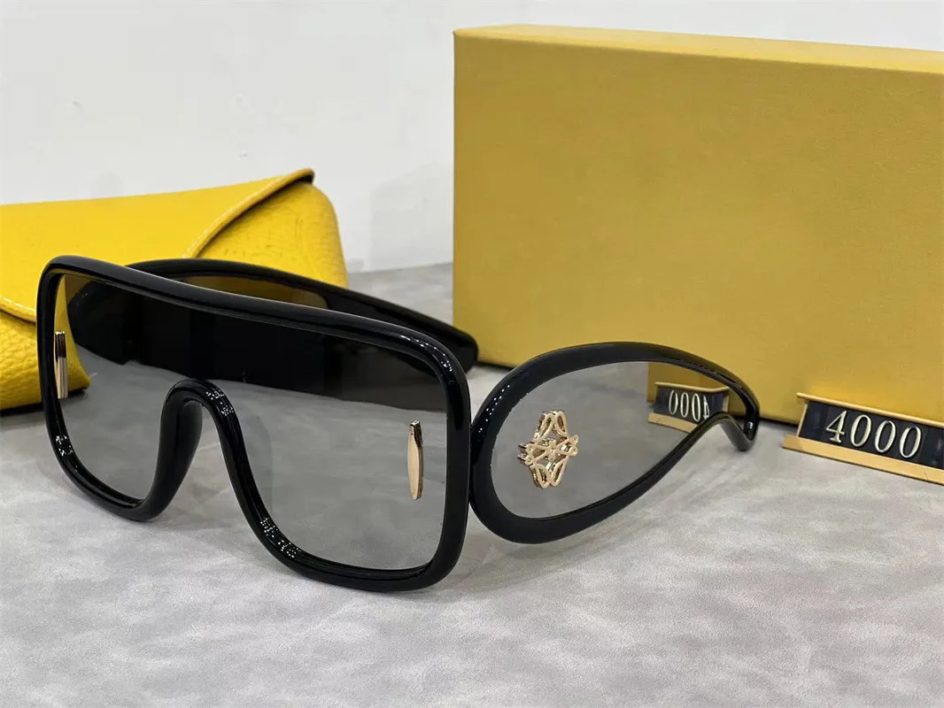 Übergroße quadratische Sonnenbrille Frauen Vintage Big Frame One -Stück Designer Sonnenbrillen Modetöne für Frauen Gafas de Sol
