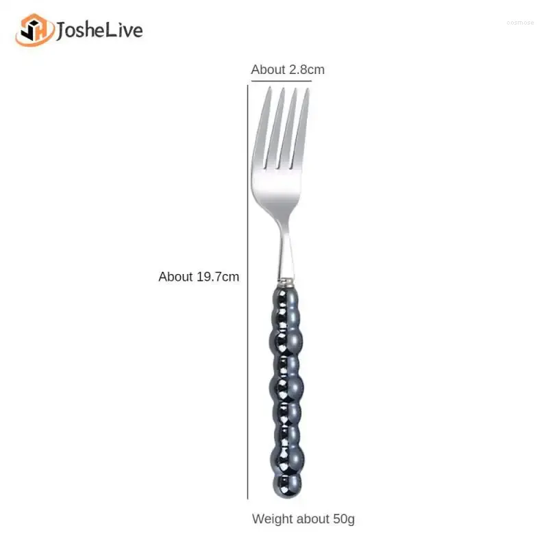 Forks Steak Fork Very Durable Smooth Touch Dessert Spoon Anti-corrosion Household Essentials Stainless Steel Tableware Anti-rust