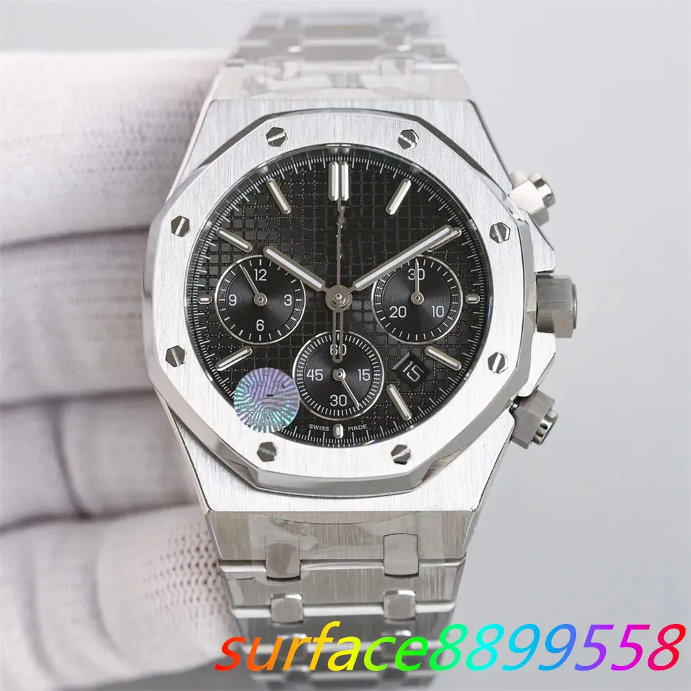 5A Automatique mécanique Watch 26331or Timing Code Timing Core 316 Précision Steel Case 41mm Dial Ultra Strong Night Light Affichage AAA