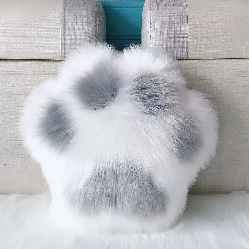 Christmas Present Cute Cat Paw Pillow Panda Paw Cushion Sofa Car Home Decor Soft Plush Stuffed Toy Birthday Gift for Friends